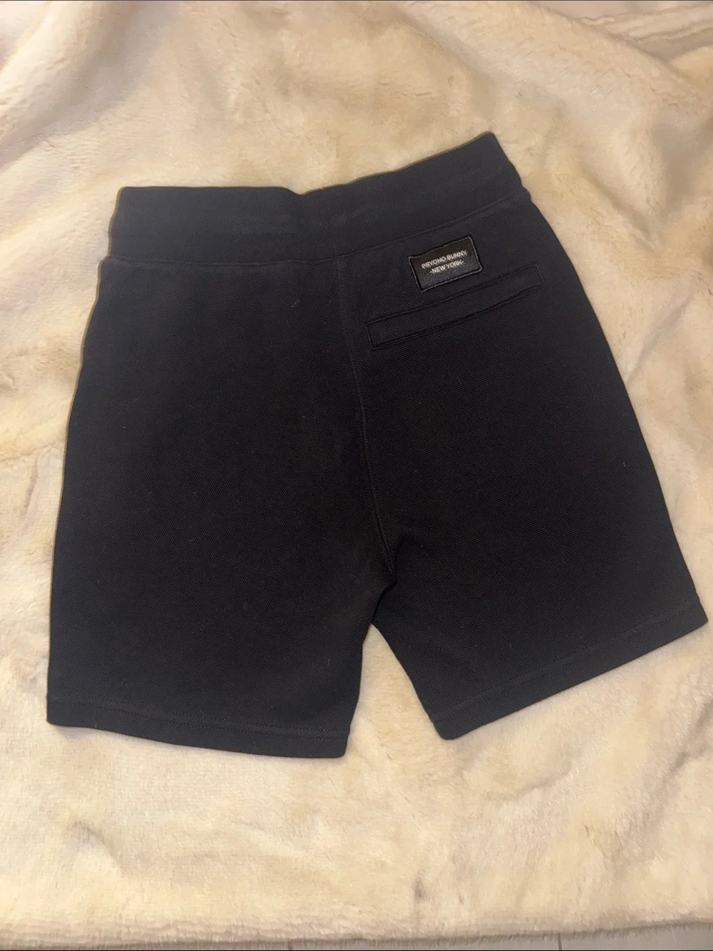 Psycho Bunny Black Drawstring Kids Shorts